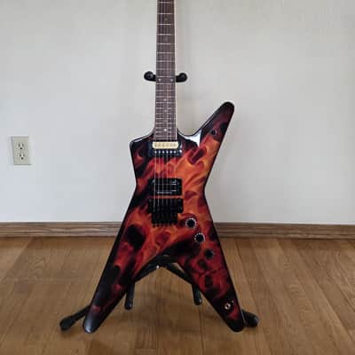 ~ USA ~ 1 of 2 ~ Dean Dime o Flame, Dimebag Darrell Pantera Electric Guitar ML image 5