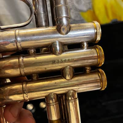 Blessing BTR1460S Silver Trumpet w Case image 15