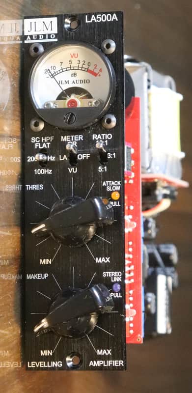 JLM Audio LA500A 500 Series Leveling Amplifier Module 2010s - Black image 1
