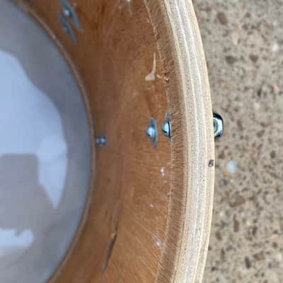 MIJ Stewart 16” Floor Tom 1960s - Silver Sparkle image 13