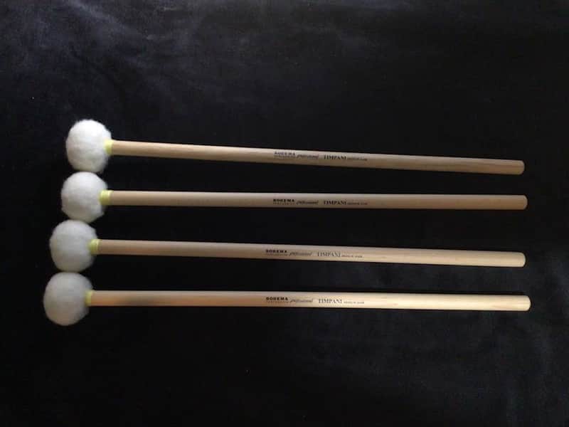 Rohema Percussion - Pro Series - Timpani Mallets Medium (Made in Germany) 2 Pairs image 1