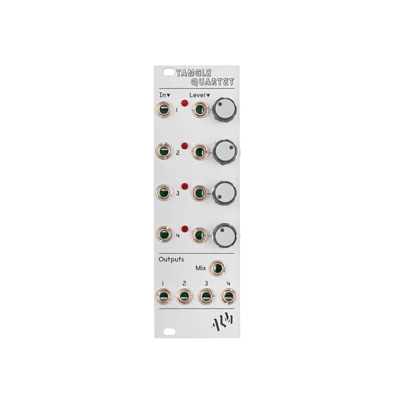 ALM/Busy Circuits ALM009 Tangle Quartet Quad Linear VCA & Mixer Eurorack Synth Module image 1