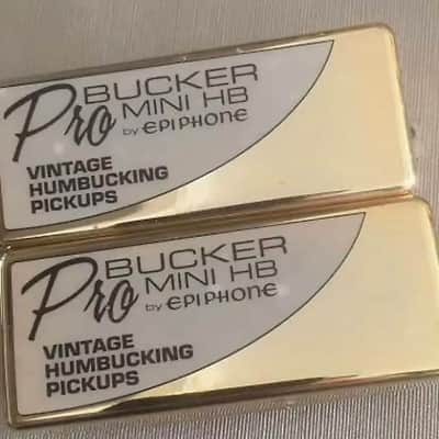 Epiphone Closed Mini Humbucker ProBuckers Pickups Set in Gold
