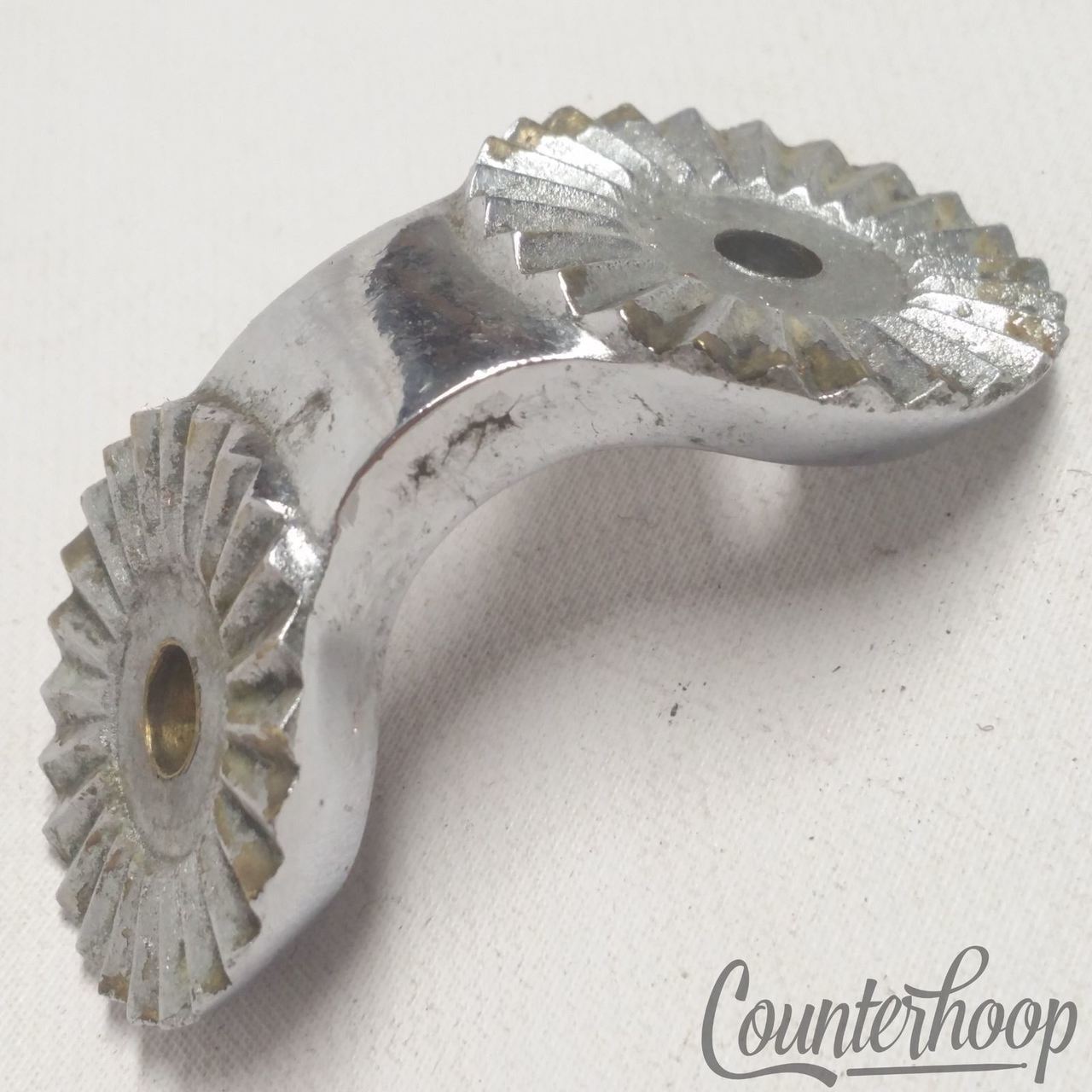 Leedy Tom Mount Ratchet Swivel Connector Link Chrome Early American Vintage 30s — main photograph