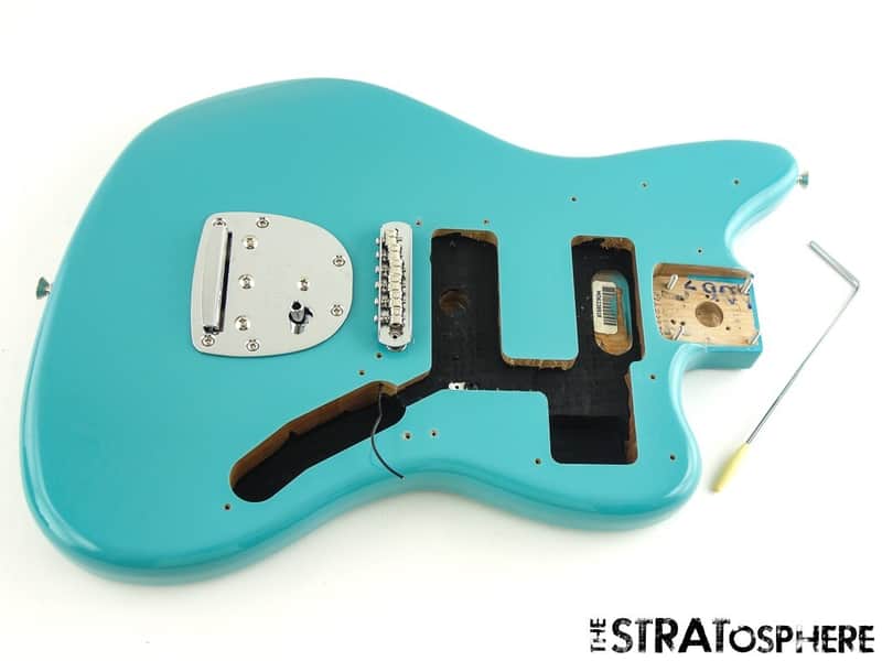 Fender Player II Jaguar Series BODY w HARDWARE Modern Alder Aquatone Blue. image 1