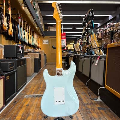 Fender American Vintage II 1965 Stratocaster Electric Guitar Sonic Blue w/Hard Case image 6
