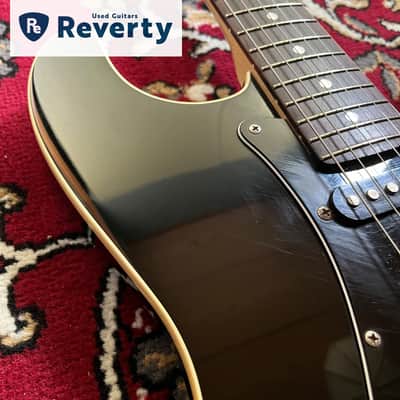 Fender Japan Aerodyne Stratocaster AST Black MIJ 2007-2010 Matching Head image 3