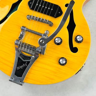 Epiphone Wildkat Bigsby with Lollar Pickups 2021 - Antique Natural image 5
