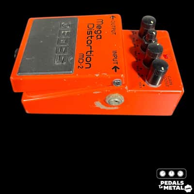 Boss MD-2 Mega Distortion (Silver Label) 2001 - Present - Red X9701 image 2