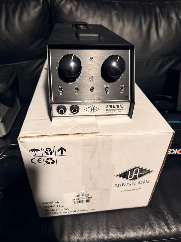 Universal Audio Solo/610 Desktop Tube Mic Preamp 2006 - Present - Black
