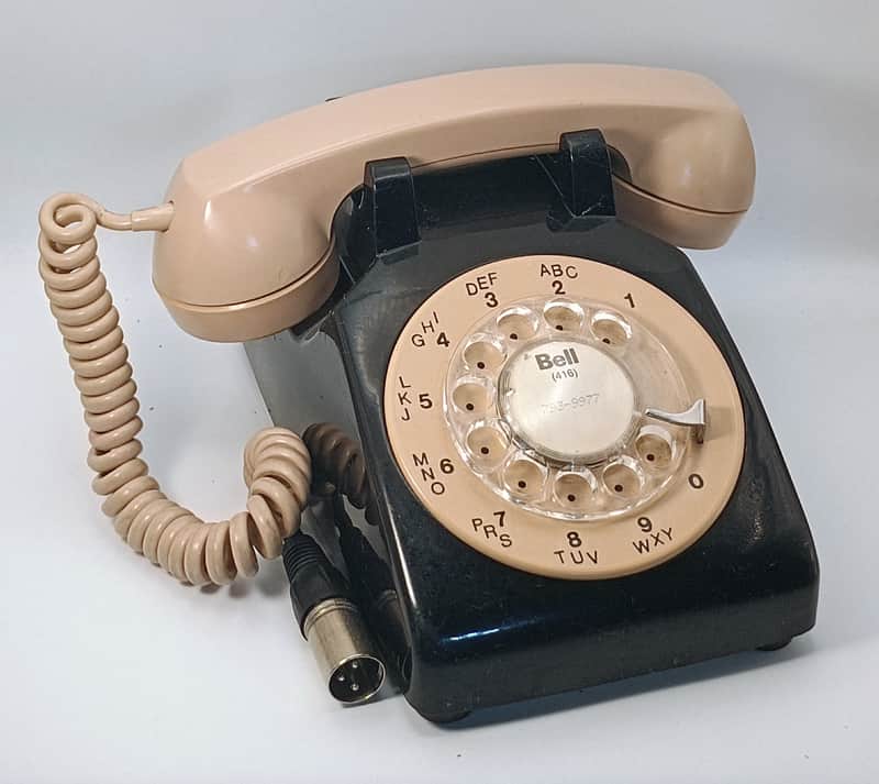 Custom Lo-Fi Telephone Microphone - Northern Telecom G1 1960's Handset - Black/Pink w/ Model 500 Tremolo Effect Base image 1