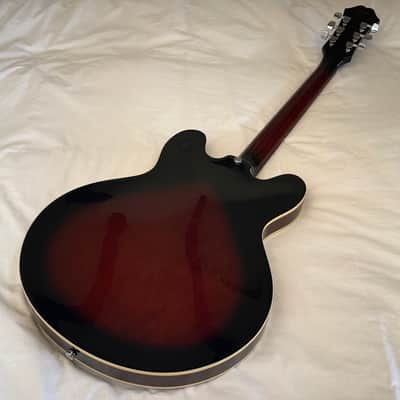 Vintage 1998 Epiphone Dot (Gibson 335) - Made in Korea (MIK) - Cinnamon Burst - Free Pro Setup image 15