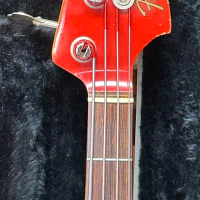 RARE Pre-CBS ‘64 Fender Jazz Bass in Orig’l Dakota Red w Matching Headstock image 12