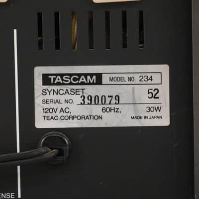 Tascam 234 Syncaset Professional 4 Track Cassette Deck #49592 image 13
