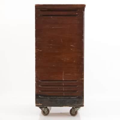 Leslie Model 122 Rotating Speaker Cabinet Cab Organ Amplifier w/ Casters #34786 image 5