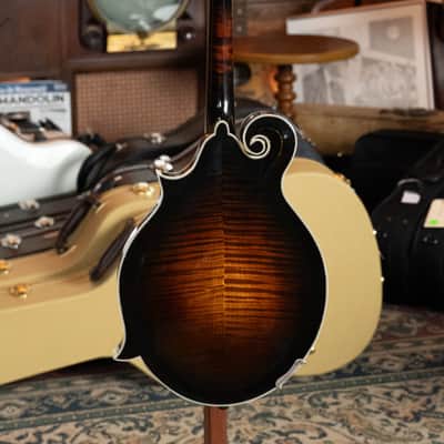 (New - Player Wear) 2025 Buford F-5T Torrefied Adirondack/Maple F-Style Hand-Carved Mandolin #011 image 11