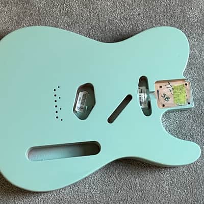 2020s Fender American 60s Telecaster guitar body Daphne Blue image 1