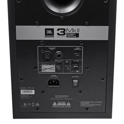 JBL 306PMKII 6" Powered Studio Reference Monitor Monitoring Speaker+P220 mic image 4