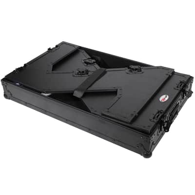 ProX XS-ZTABLEBL JR Portable Z-Style DJ Table Flight Case w Handles Wheels Black image 6