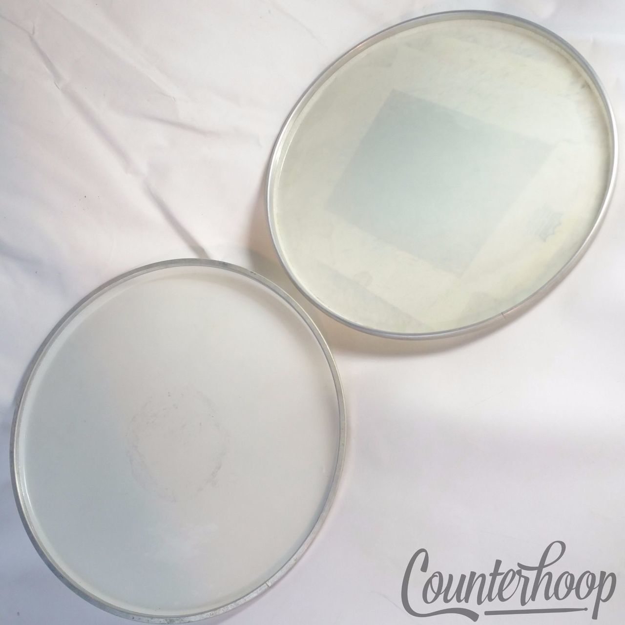 Remo 2x 14"Emperor Coated+White Tom/Snare Drum Heads Batter/Resonant WeatherKing — main photograph