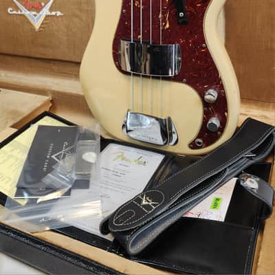 Fender Custom Shop 1966 Precision Bass Journeyman Relic, AAA Birdseye Maple Neck, Aged Desert Sand, w/HSC image 3