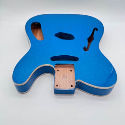 Hoodoo Telecaster Thinline Body Double-Bound Alder Super Light htb6433 image 4