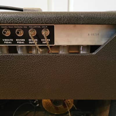 1967 Fender Pro Reverb Black Panel 40-Watt 2x12" image 11