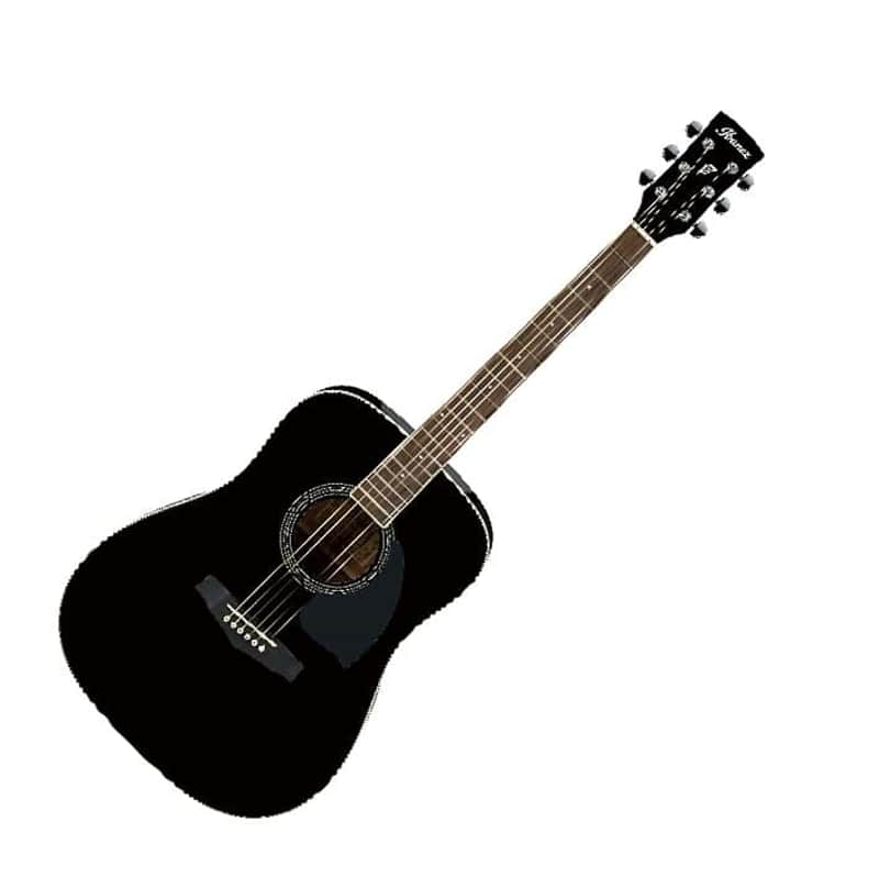 CHITARRA ACUSTICA IBANEZ PF15-BK Black High Gloss | Reverb