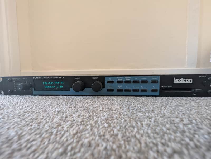 Lexicon PCM 91 Digital Reverberator 1990s - Black image 1