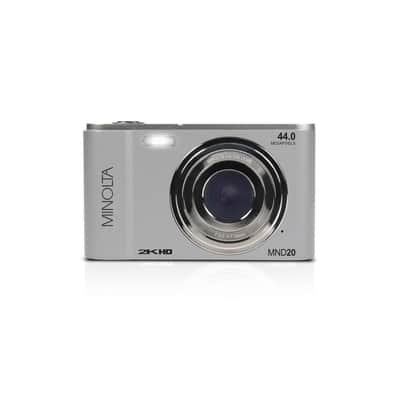 Mint Minolta MND20 44MP Digital Camera – 2.7K Ultra HD Video, 16X Digital Zoom, Anti-Shake Stabilization, Time Lapse, Face Detection, 2.9-inch LCD Display – Lightweight Compact Camera (Silver) image 2