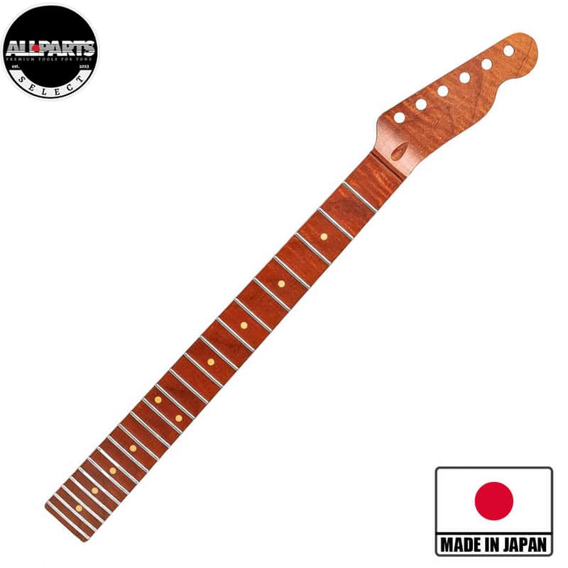 Allparts Select Ultra Mod Replacement Tele Neck AAA+ Roasted Flame Maple - Licensed by Fender