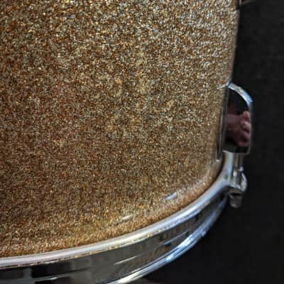 Ludwig Maple Rack Tom 12x8" - Champagne Sparkle re-wrap image 4