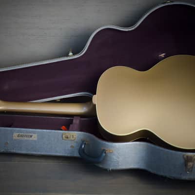 Holy Grail Vintage 1956 Gretsch Jaguar Tan 6184 Electromatic Corvette Hollowbody image 17