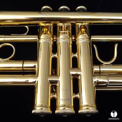 Kanstul Burbank 3 California   trumpet made by Kanstul mouthpiece case Reeves gamonbrass image 16