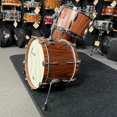~WOW!~ SONOR Vintage Series 3-Piece 13/16/22 Drum Kit Set in Rosewood Semi-Gloss Veneer w/ Single-Tom Holder image 3