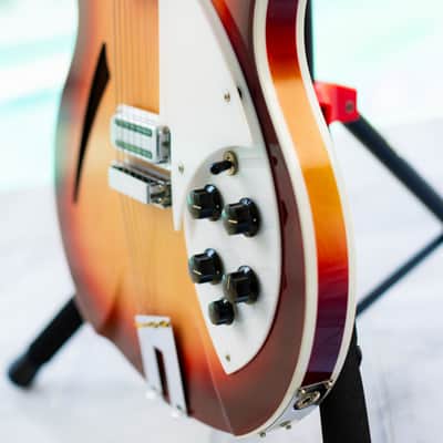 1999 Rickenbacker 360V64 6 String Guitar Fireglo 360 V64 image 8