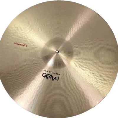 Used Paiste Formula 602 Paper Thin Crash Cymbal 20" 1660 grams - Very Good image 2