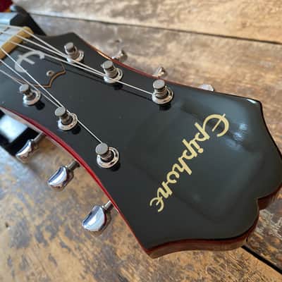 Epiphone 2004 Casino Electric Guitar Very Rare Factory Gloss Cherry Finish Peerless Factory Korea w/ OHSC image 11