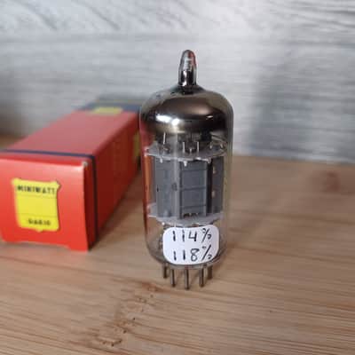 Rare early NOS NIB 1962 PHILIPS Dario Miniwatt 12AX7 ecc83 Holland BIG O getter  super strong best AMPEREX tube perfectly balanced  Orange Hiwatt Marshall, preamp image 2