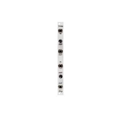 2hp TRIM Eurorack Attenuator Module (Silver) image 7