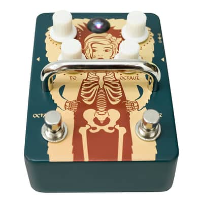 Orange Fur Coat Vintage Fuzz Guitar Effects Pedal with Adjustable Octave image 2