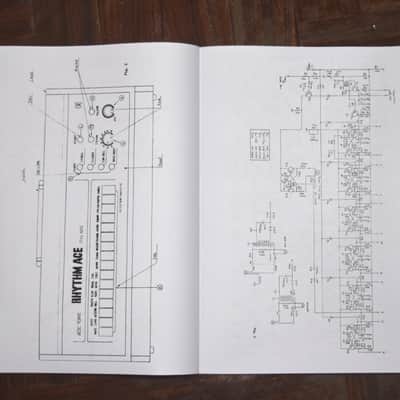 RHYTHM ACE FR-1 Service manual repair Schematic diagrams PCB Adjustments image 3