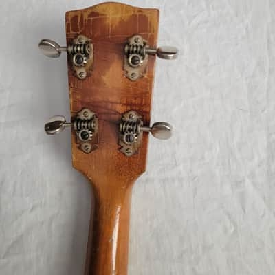 Vega Electrovox Blonde Archtop Tenor Guitar, Model TR1. circa 1930's - 1940's, serial #5208 image 16