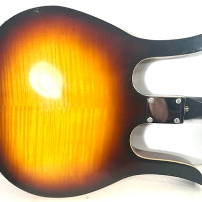 Vintage Silvertone Longhorn Danelectro hybrid electric guitar The Awesomesauce Longhorn 1968 - Sunburst image 10