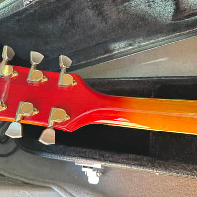 Burny Custom RSC-80 Les Paul Supreme 1980s - Flame Maple Sunburst image 16