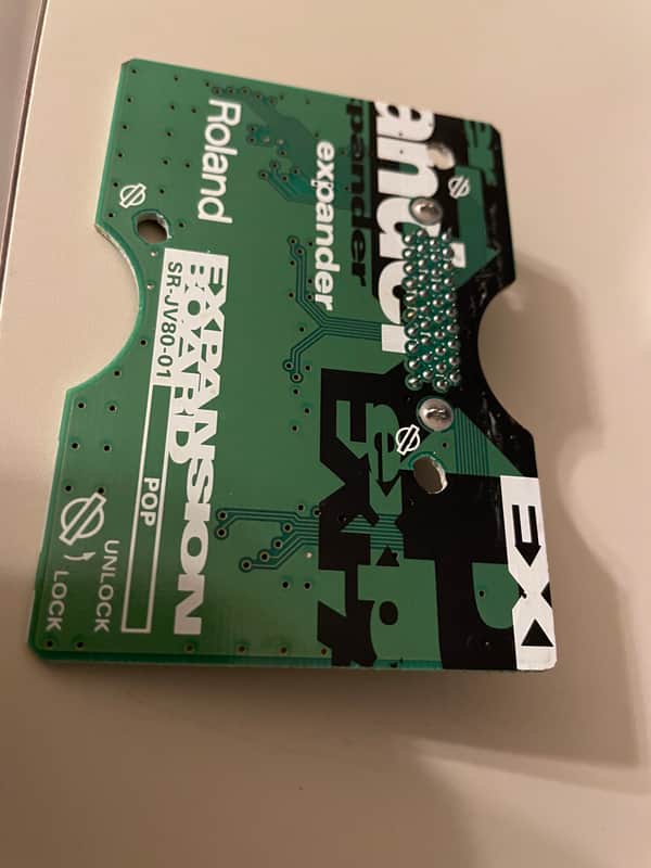 Roland SR-JV80-01 Pop Expansion Board 1990s - Green image 1