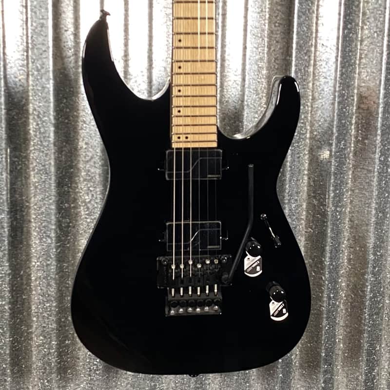 ESP LTD M-1000 Maple Black Guitar & Case #0502 Used image 1