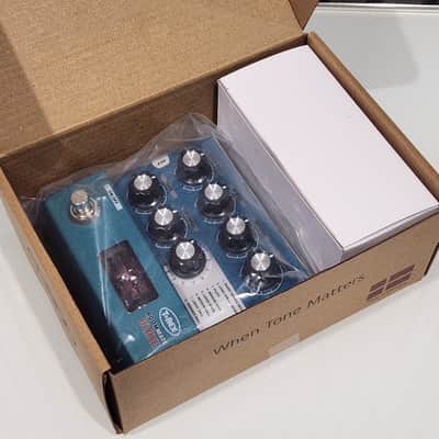 T-Rex RoomMate D'Luxe Tube Reverb Pedal - T Rex Room Mate Deluxe Blue image 9