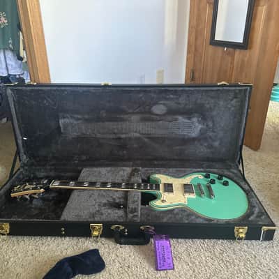 D'Angelico Deluxe Brighton LE 2020 - Matte Surf Green image 7