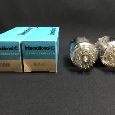 NOS PAIR INTERNATIONAL 6JM6A Ham Radio SWEEPS VACUUM TUBES Japan Tested A.7592-D image 3